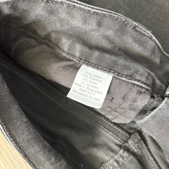 Nine West Black 4 Button Denim High Rise Shorts Pockets Women’s Size 4 - Picture 5 of 5